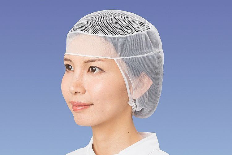 ◆デリカネット　ヘアネット　20枚（1箱）　丸善化工　洗濯可能　白黒　未使用品 天メッシュデリカネット 20枚箱入の商品ページ | 丸善化工公式通販